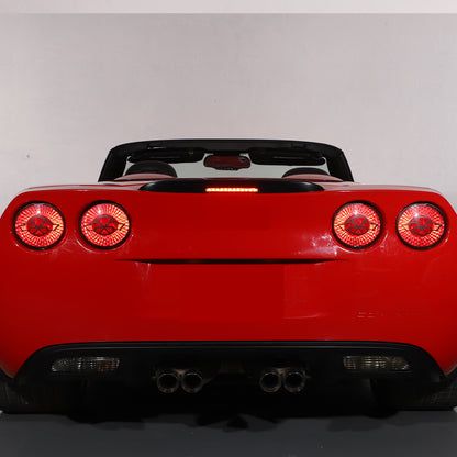 Black Stainless Steel Tail Light Trim Grills for Corvette C6 GS/Z0 /ZR1 05-13 US 15