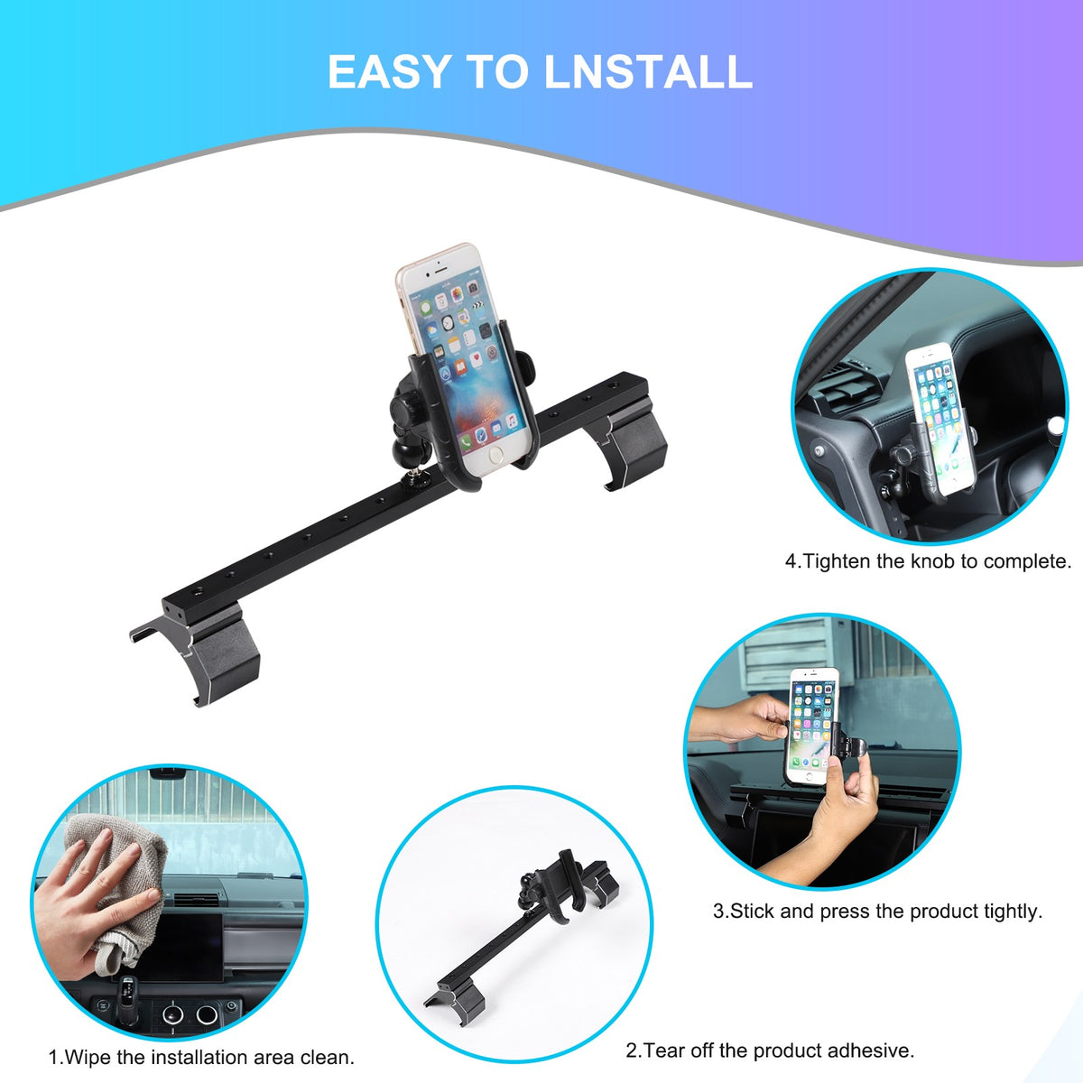 Multi-Functional Center Phone Holder Bracket For Land Rover Defender L663 20-23 9