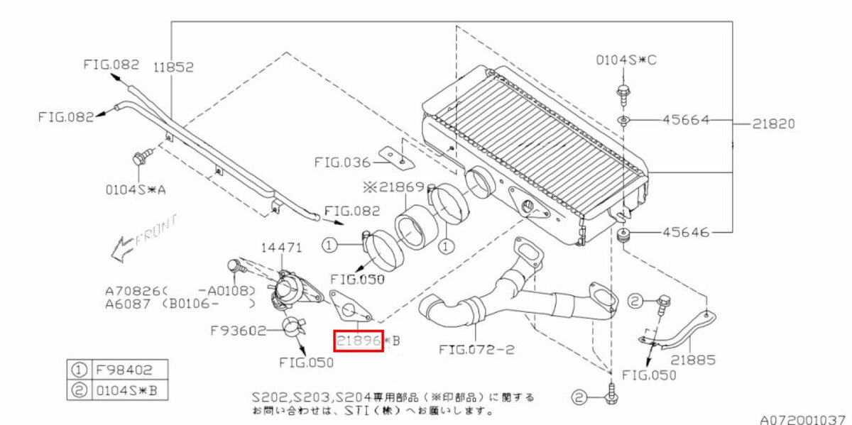 Subaru OEM WRX STI 2015-2020 Air Bypass Blow Off Valve & Gasket Genuine 3