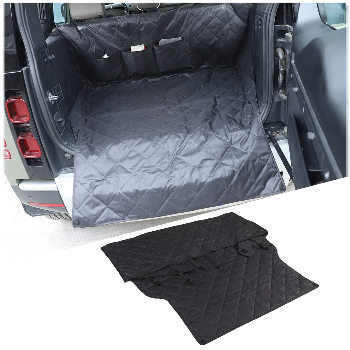 Pet Dog Seat Cover Car Back Seat Protector Hammock Mat For LR Defender 110 20-24 11