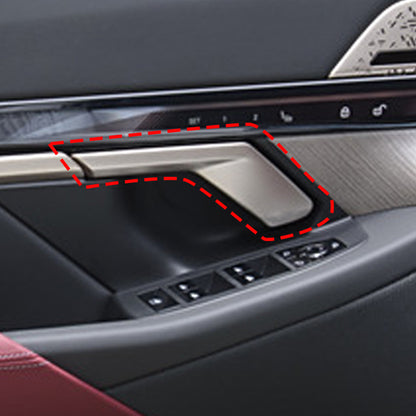Real Carbon Fiber Interior Door Handle Cover Trim for BMW 5 Series G60 2024+ 11