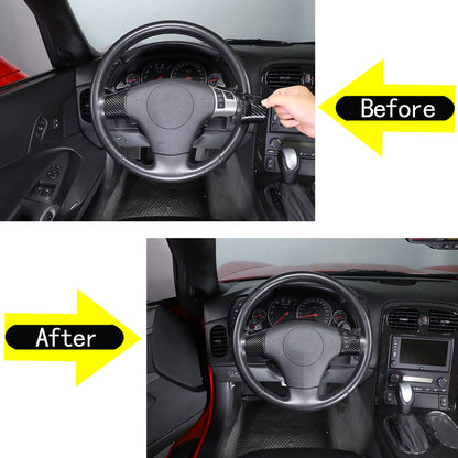 ABS Carbon Fiber Interior Exterior Cover Trim Kit For Corvette C6 2005-2013 154