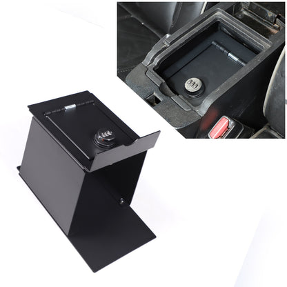 Steel Center Console Safe GUN Storage Lock Box W/ Tray For Hummer H3 2005-2009 14