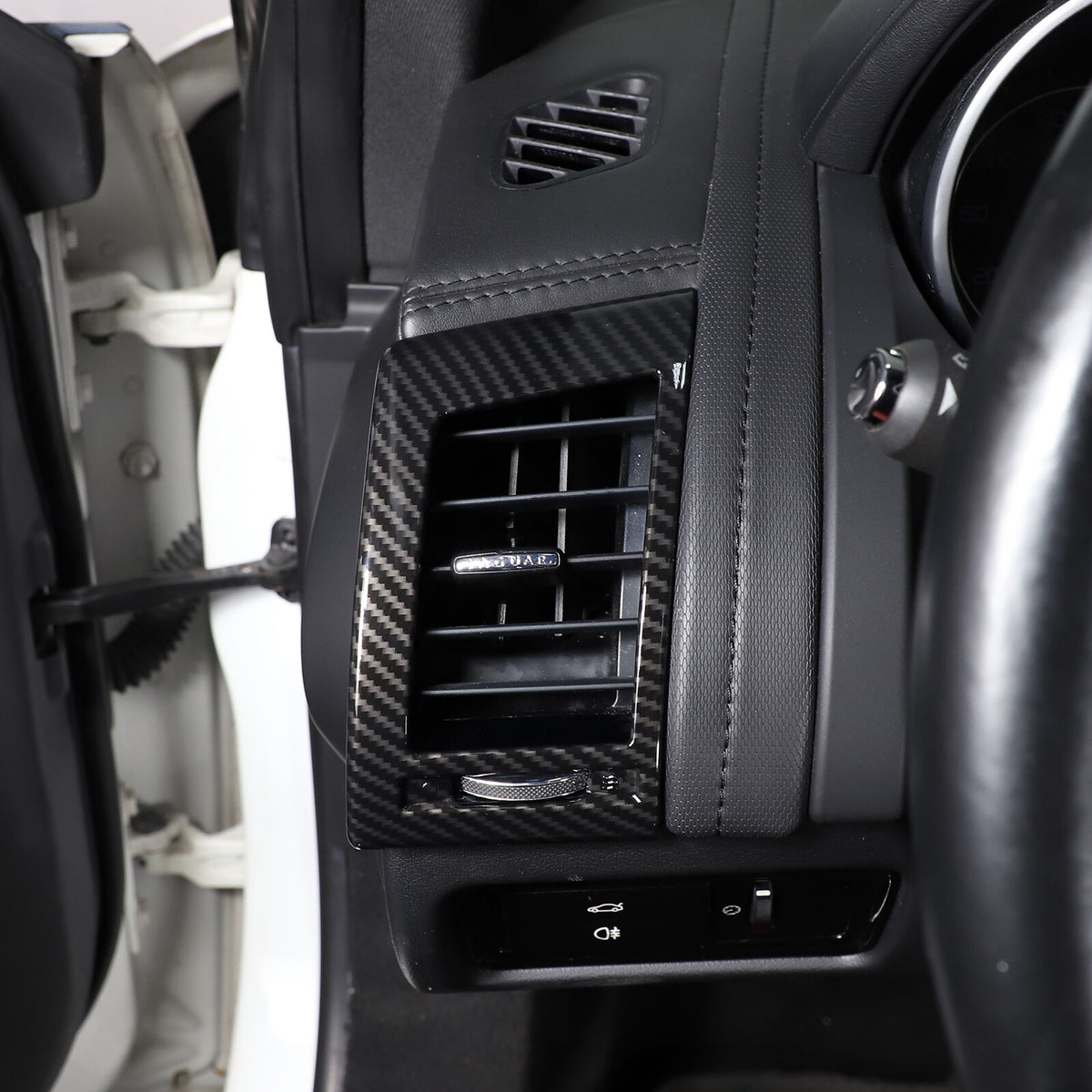ABS Carbon Fiber Interior Full Set Cover Trim Kit For Jaguar F-type X152 2013-25 - Styles 6-10 4