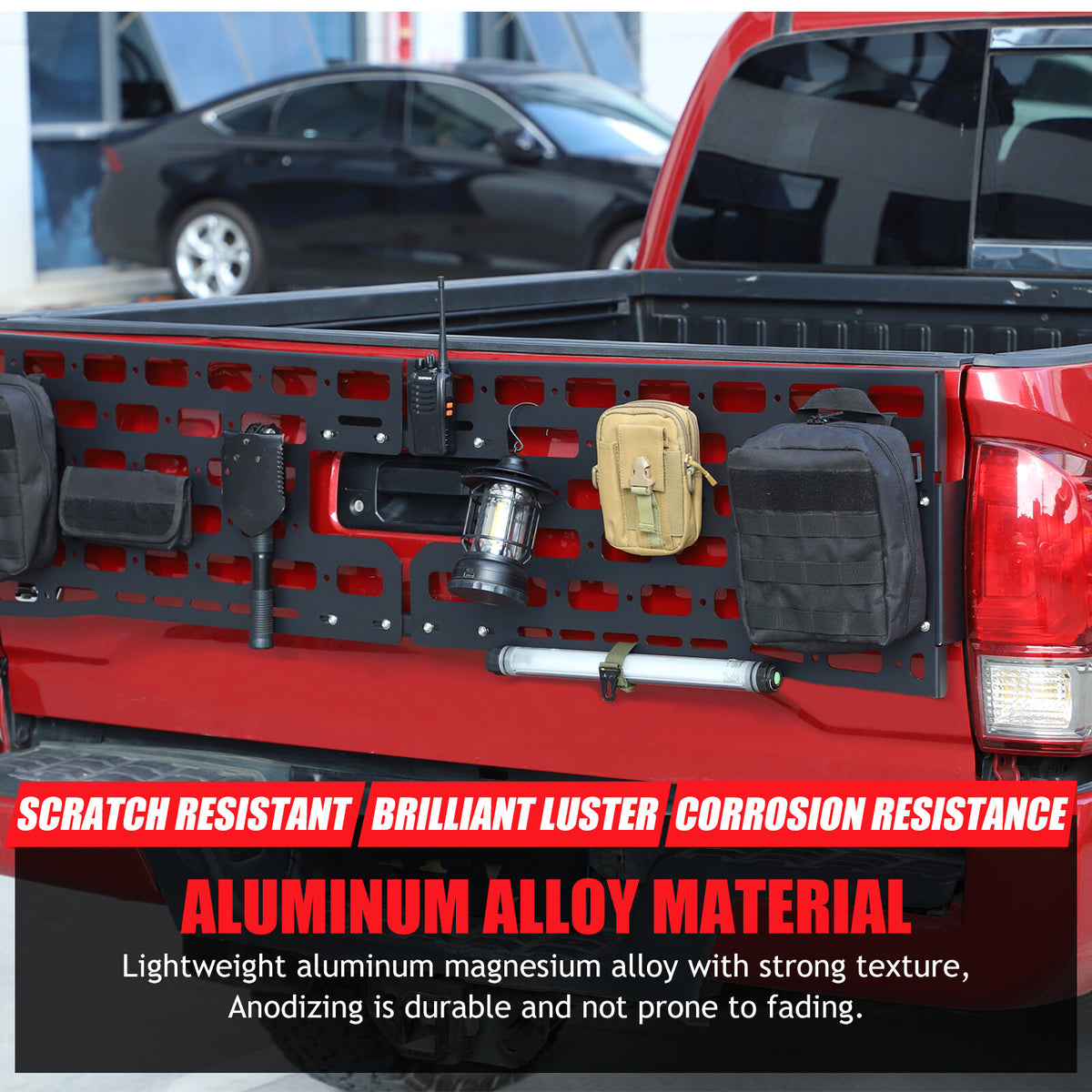 Rear Bed Molle Panel Truck Bed Tailgate Molle Panel For Toyota Tacoma 2016-22 11