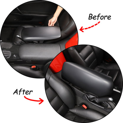 Matte Black Center Console Armrest Trim Cover For Corvette C6 2005-2013 US 6