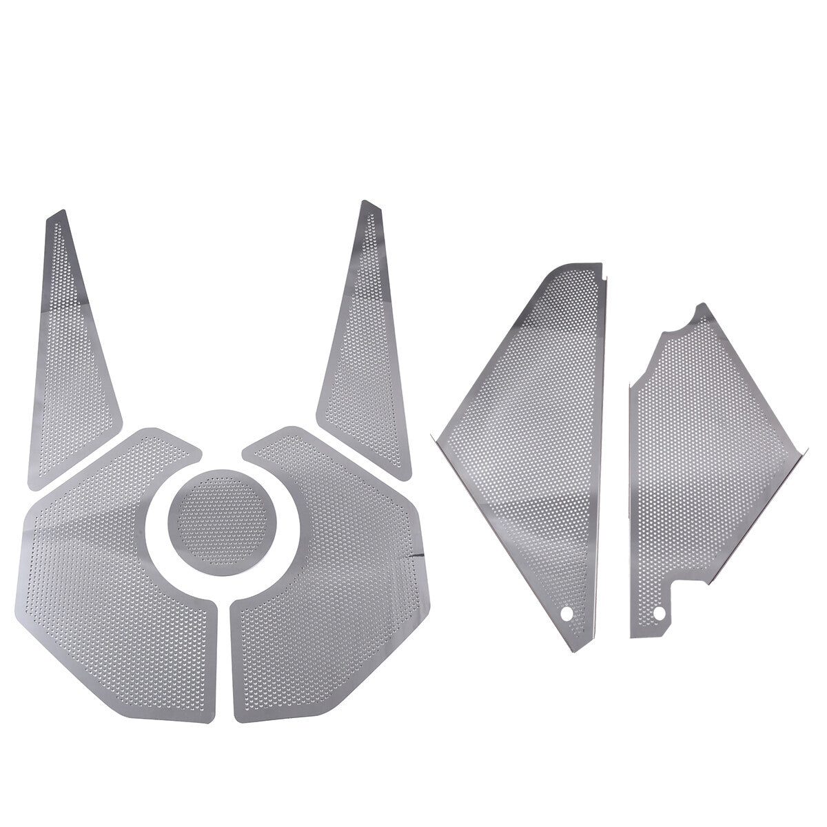 Stainless steel Car Engine Hood Compartment Panel Trim For Corvette C8 20-20 US 4