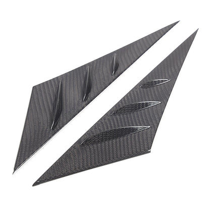 Real Carbon Fiber Window Triangle A-Pillar Cover Trim For Corvette C6 2005-13 11