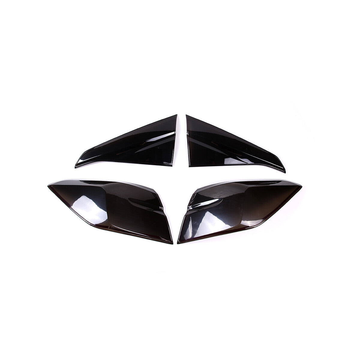 Smoked Blackout Tail Light Lamp Cover Overlay Trim For Honda Civic Sedan 2022+ 17