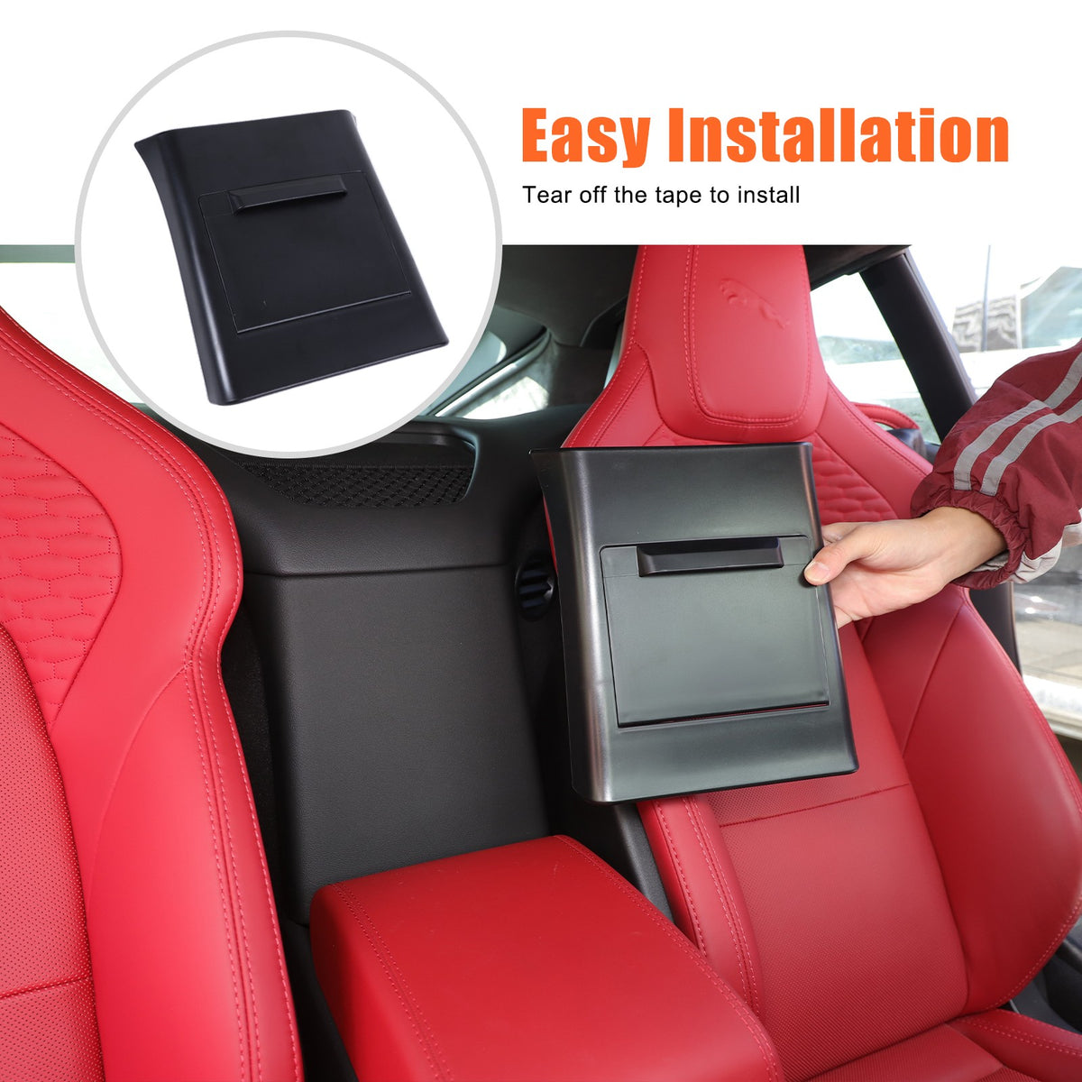 Center Conosle Back Storage Box Trim Cover For Jaguar F-TYPE Coupe 2013-24 US 21