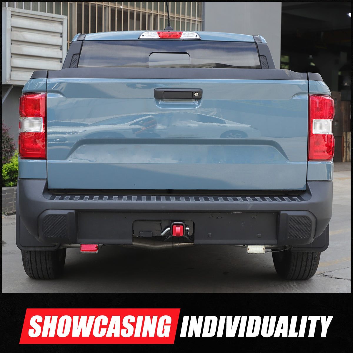 Red Alloy Trailer Mount Receiver Hitch Tow Hook For Ford Maverick 2022+ US 18