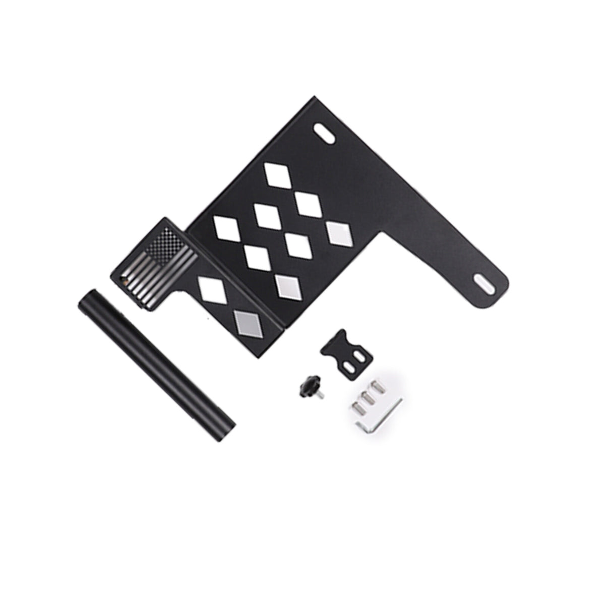 US Flag Tailgate flagpole Antenna Bracket Holder Mount For Toyota FJ Cruiser 07+ 14
