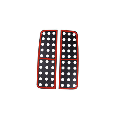 Rear C-pillar Honeycomb Window Glass Plate Trim Cover For Hummer H3 2005-2009 US 5