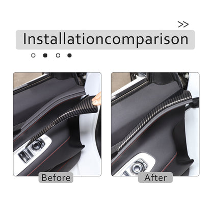 Carbon Fiber ABS Interior Full Decor Cover Trim Kit For Corvette C8 2020-2025 - Styles 26-30 8