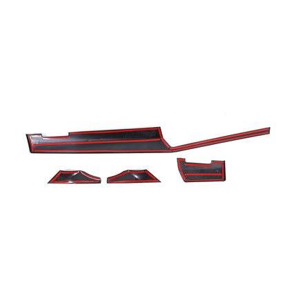 Carbon Fiber Console Dashboard Panel Trim Cover For BMW 5 Series G60 i5 24+ US 5