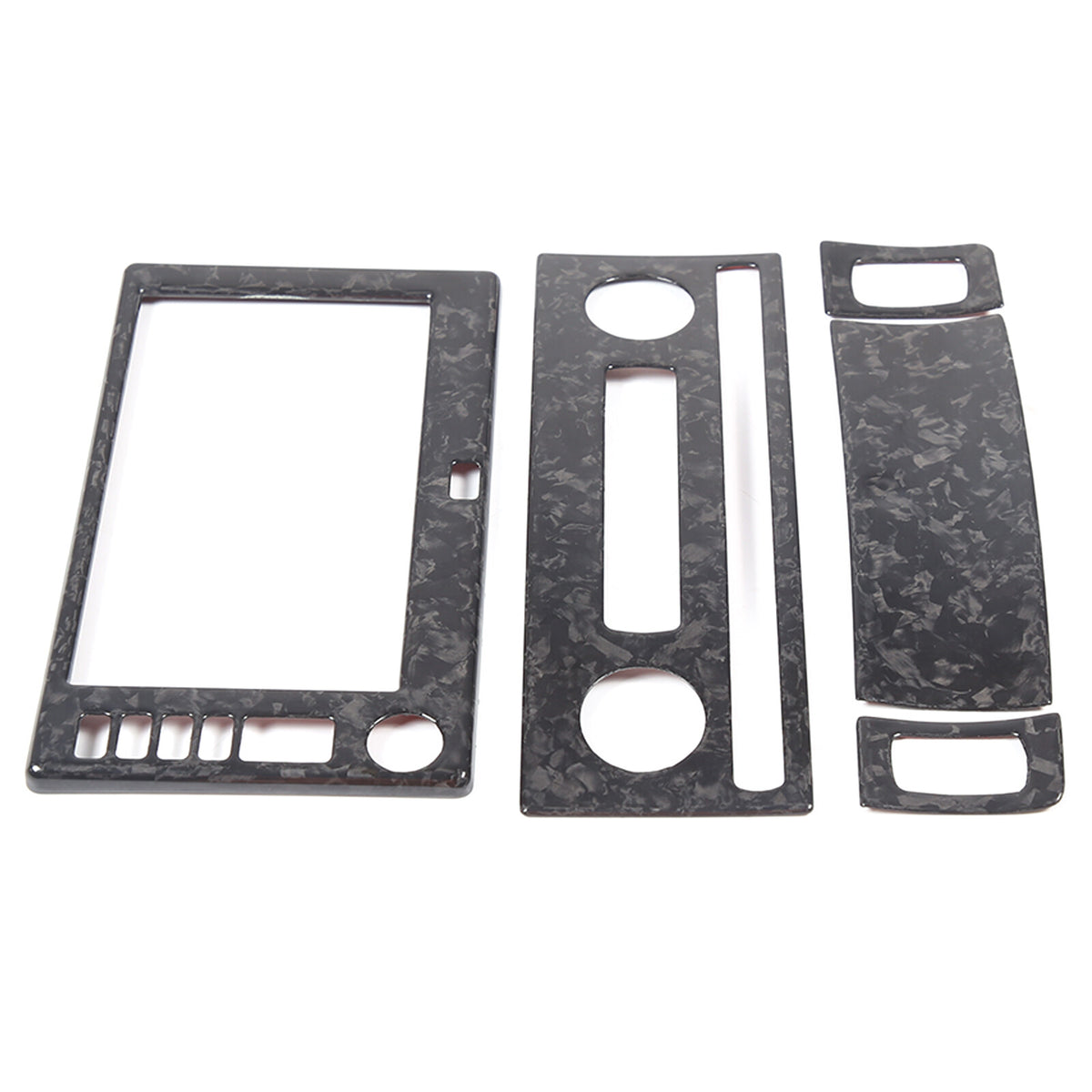 Forged Real Carbon Fiber Full Interior Set Decor Cover Trim Kit for Corvette C6 86