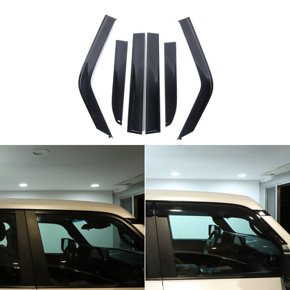 For Toyota Land Cruiser 2024-2025 Window Visor Vent Shades Sun Rain Guard Black 6