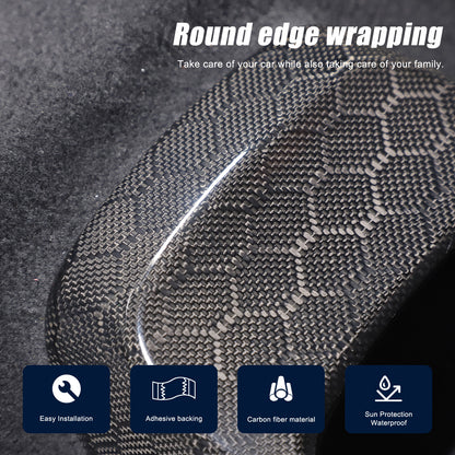 Honeycomb Carbon Fiber Rear Storage Box Panel Trim For Toyota Supra A90 2019-24 9