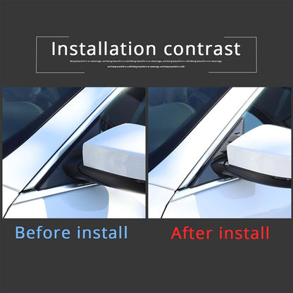 For Maserati Ghibli Quattroporte 2014+Carbon Fiber Door A-Pillar Triangular Trim 11