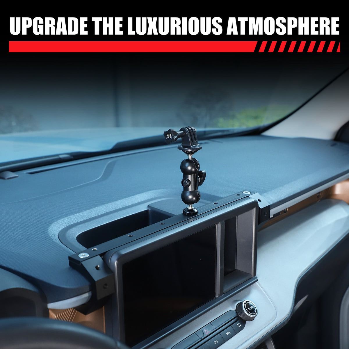 Navigation Screen Rear Expansion Platform W Camera Mount For Ford Maverick 2022+ 15