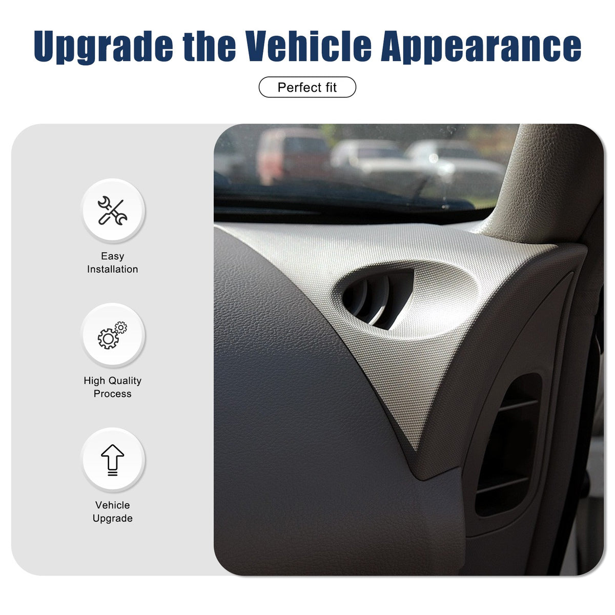 Real Carbon Fiber Side Air Vent Cover Trim For Nissan 350Z Z33 2003-2006 14