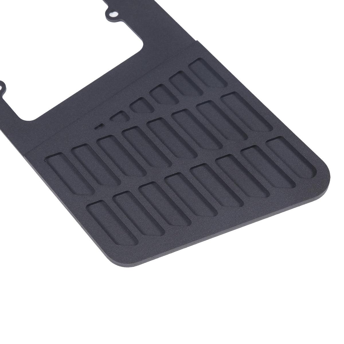 Black Alloy Rear License Plate Filler Panel Fit For Corvette C7 2014-2019 13