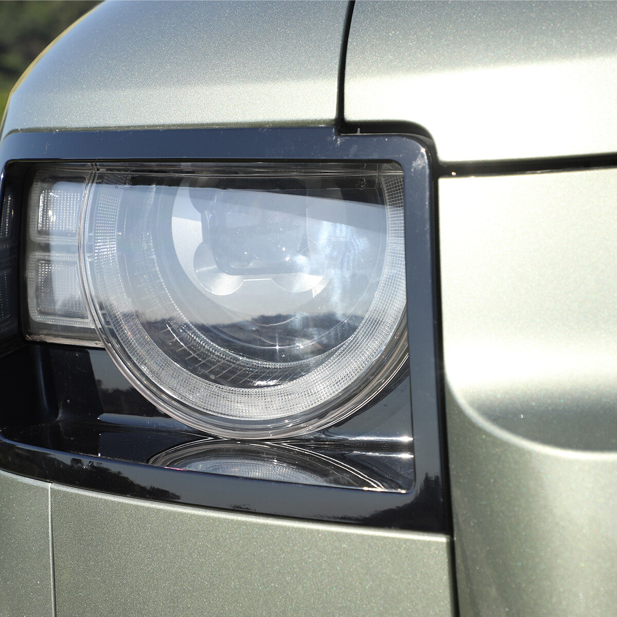 Smoked Clear Tail Light Cover Blackout Trim For LR Defender 90 110 L663 20-22 7