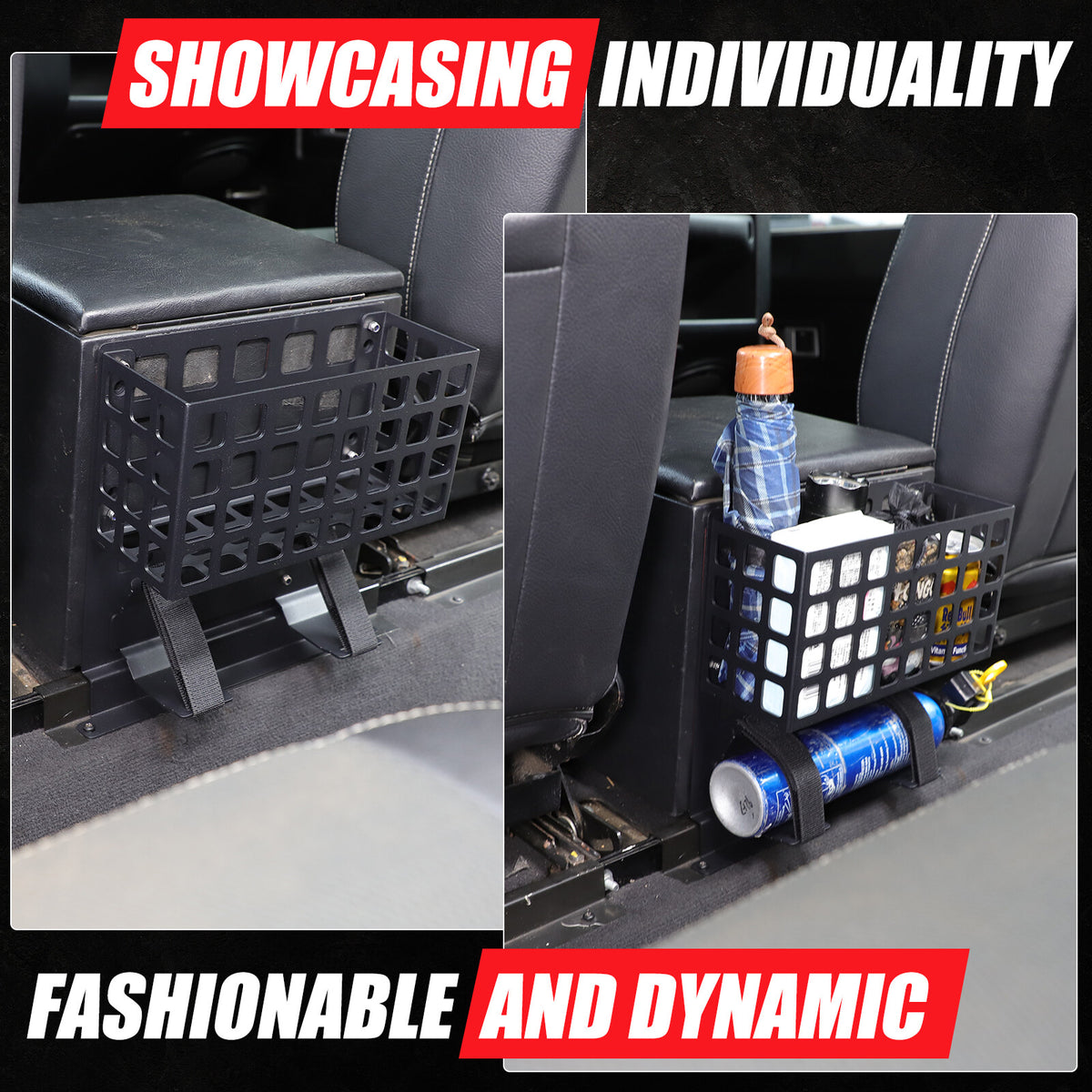 Rear Armrest Storage Box Fire Extinguisher Bracket For LR Defender L316 2004-18 9