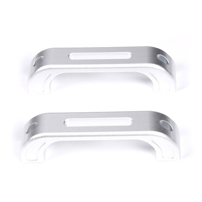 Silver Hollow Inner Door Handle Grab Handle Trim For Land Rover Defender 2004-18 13
