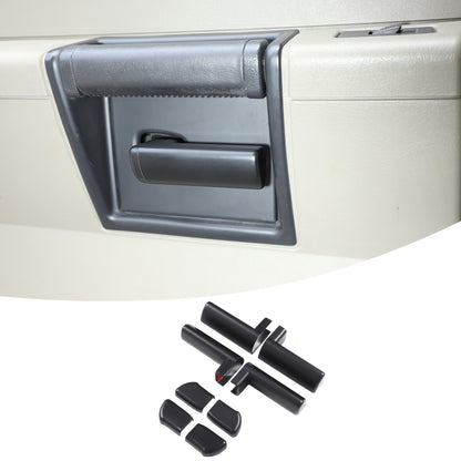 Matte Black ABS Interior Door Handle Cover Trim For Hummer H2 2003-2007 14