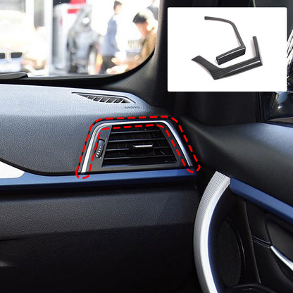Real Carbon Fiber Center Side Air Vent Trim for BMW 3/4 Series F30/F32 2013-2019 14