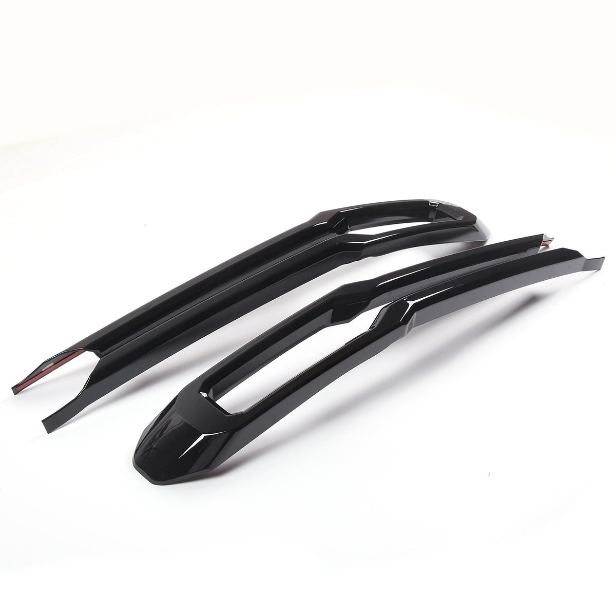 Glossy Black Front Bumper Grille Cover +Logo Ring For Ford Maverick 22-24 US 7