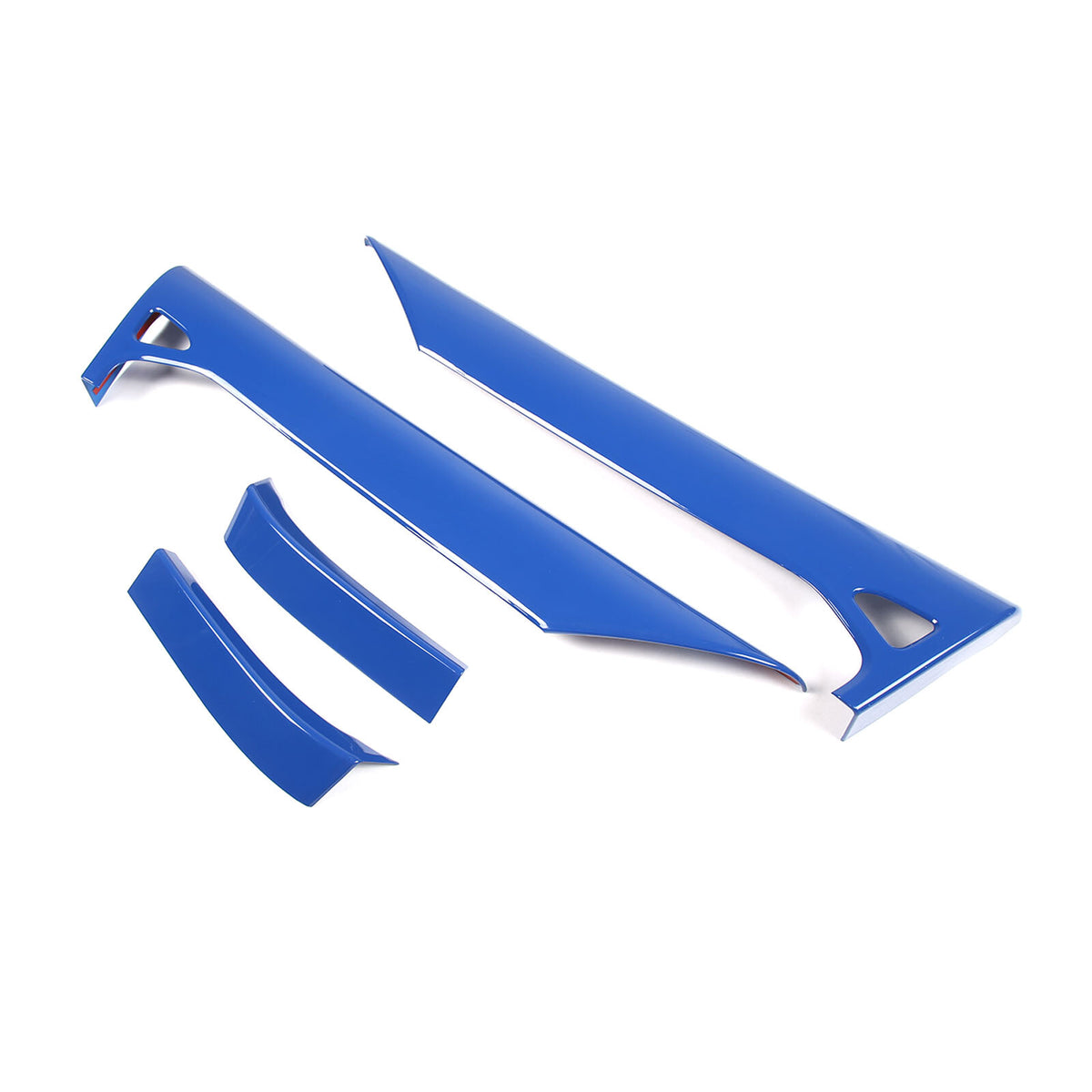 Blue ABS Inner Interior Door Panel Cover Trim For Corvette C8 Z51 Z06 2020-26 12