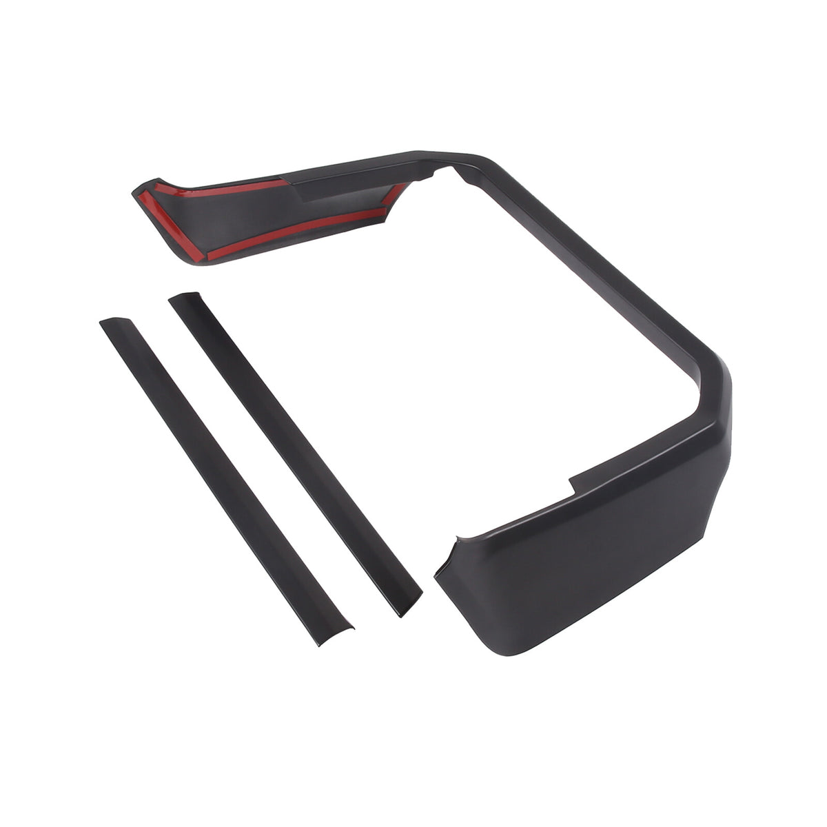 Matte Black ABS Center Console Frame Trim Cover For Tundra / Sequoia 2022-26 US 9