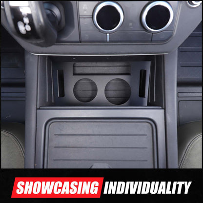 Alloy Lower Centre Console Cup holder Box For Land Rover Defender L663 20-24 US 20