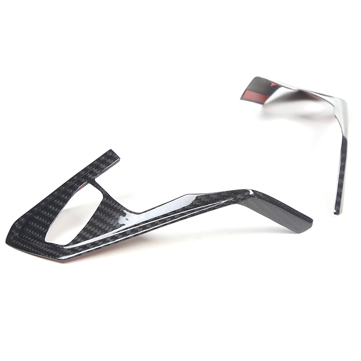 Real Carbon Fiber Steering Wheel Button Trim Cover For Corvette C8 2020-2026 - Variants 1-5 11