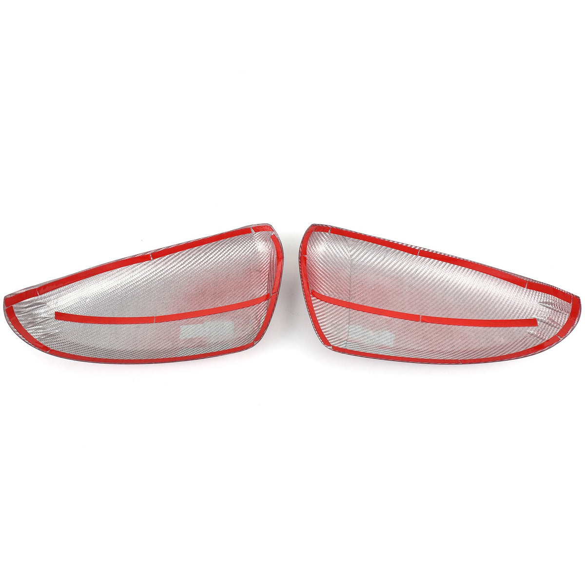 Red Real Carbon Fiber Exterior Mirror Cover Trim For Toyota 86/Subaru BRZ 2022+ 10