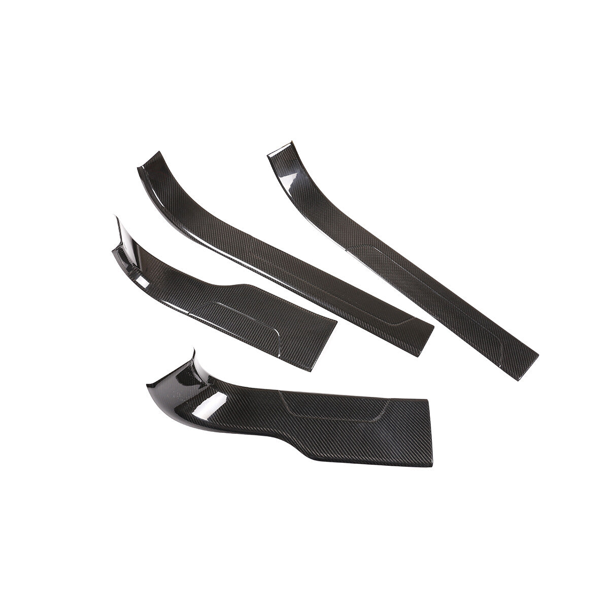 Real Carbon Fiber Door Sill Guard Cover Trim Strip For Lamborghini Urus 18-23 9