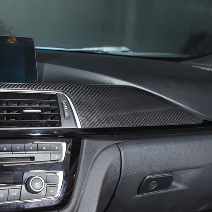 Real Carbon Fiber Central Console Dashboard Trim For BMW M3 M4 F80 F82 2014-2019 14