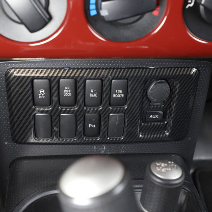 ABS Carbon Fiber Full Interior Center Decoration Trim Kit For FJ Cruiser 2007-21 - Styles 1-5 16