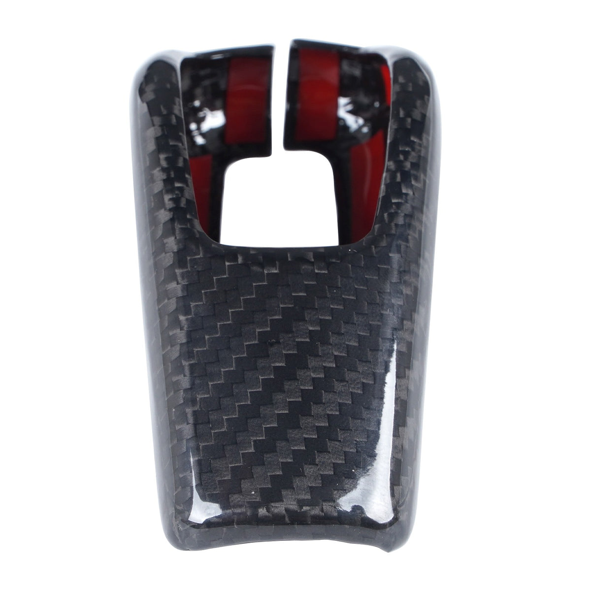 Real Carbon Fiber Center Gear Shift Knob Cover Trim For Jaguar F-TYPE X152 2013+ 12
