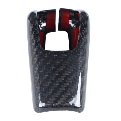 Real Carbon Fiber Center Gear Shift Knob Cover Trim For Jaguar F-TYPE X152 2013+ 12