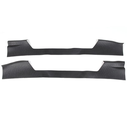 Black TPE Exterior Car Entry Guards Door Sill Cover Trim For Corvette C8 20-26 10