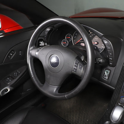 Matte Dry Real Carbon Fiber Center Console Trim Cover For Corvette C6 2005-13 69