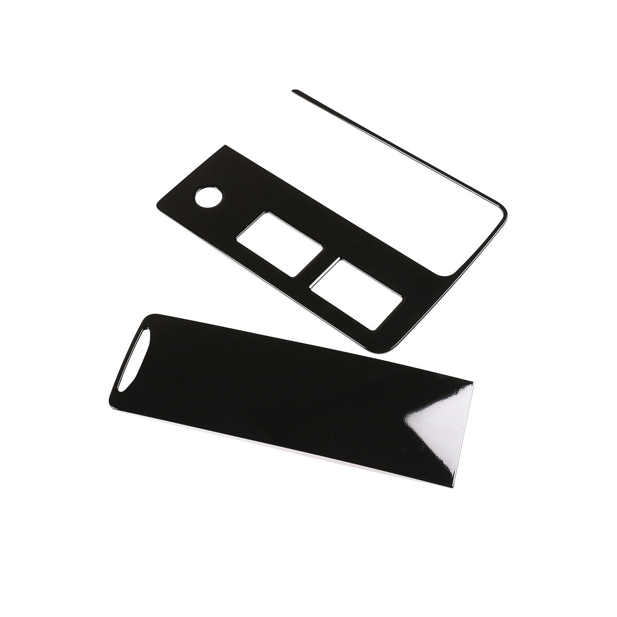 Glossy Black Center Gear Shift Cover Trim for Land Rover Discovery 5 2020-21 8