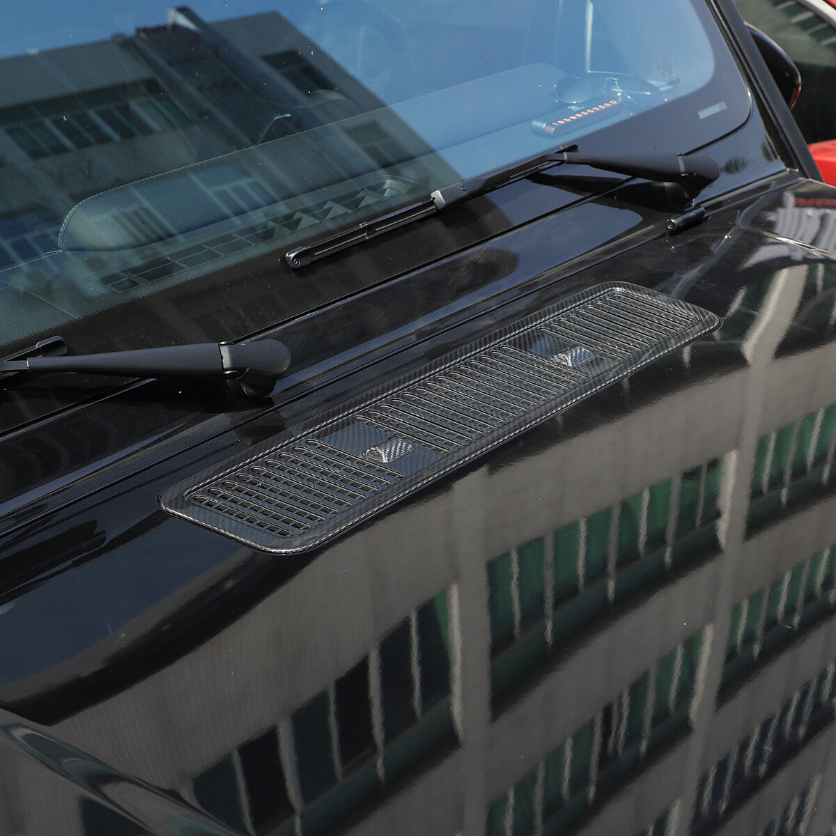 Real Carbon Fiber Hood Engine Air Vent Trim For Benz G W463 G500 G63 19-24 US 11