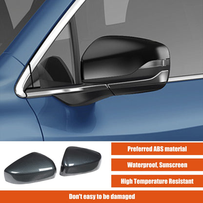 Carbon Fiber ABS Rearview Mirror Cover Trim For Subaru Outback 2026+ 2