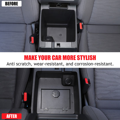 Center Console Safe GUN Storage Lock Box W/ TRAY For Nissan Frontier 2022+ 20