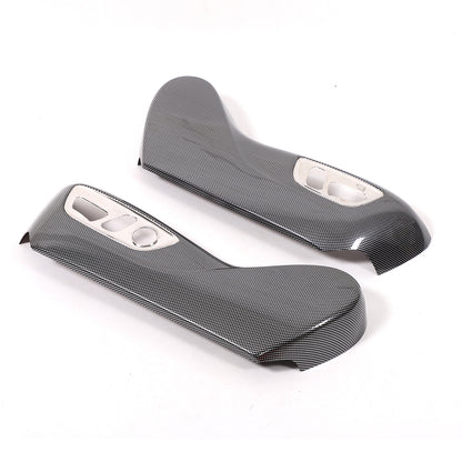 ABS Carbon Seat Adjustment Button Trim Cover For Toyota Land Cruiser LC250 24+ 22