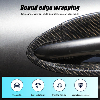Real Carbon Fiber Exterior Outer Door Bowl Trim For Mazda MX-5 Miata 2016-2025 14